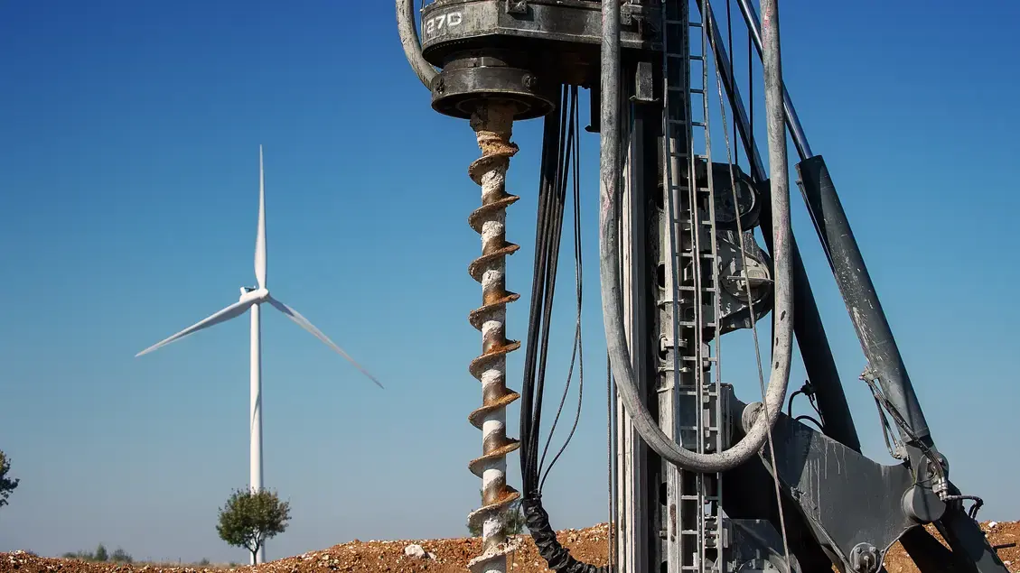 Installing foundations for a wind farm
