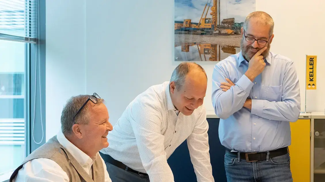 Keller Grundbau Team Büro
