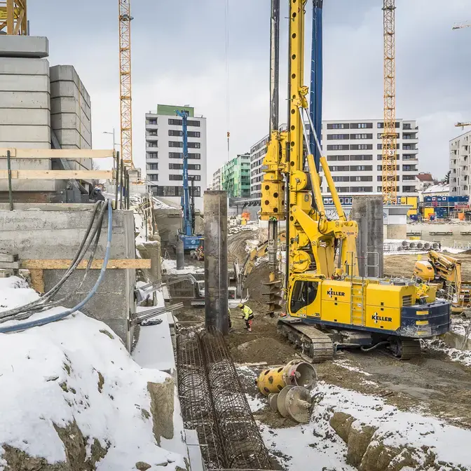 Keller - Spezialtiefbau für eine Wohnhausanlage