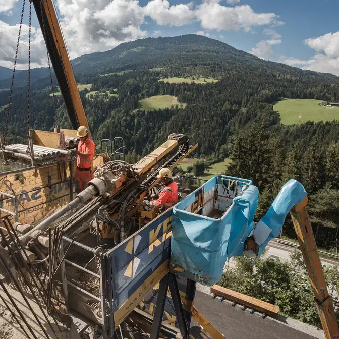 Hang- und Böschungssicherung von Keller Grundbau