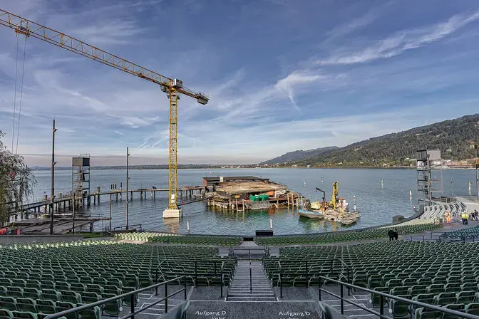 Keller Mikropfahlarbeiten Seebuehne Bregenz Festspiele 2022