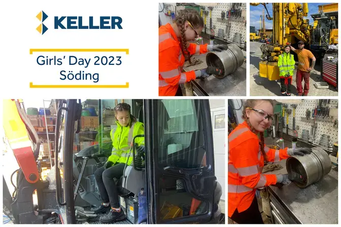 Keller Grundbau Girls' Day 2023 Soeding