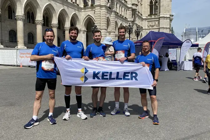 Keller Grundbau als Teil des World for Life World Run 2024