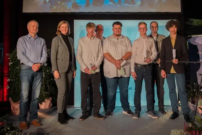 Keller Lehrlinge auf der ABV Lehrlingsgala 2024
