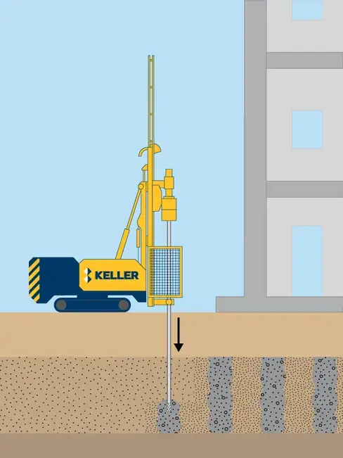 Verdichtungsinjektion Keller Grundbau