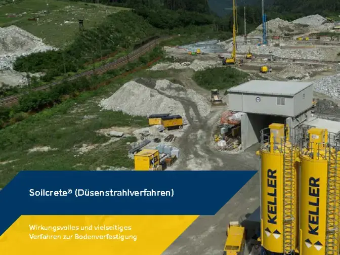 Keller's Broschüre über das Düsenstrahlverfahren (Soilcrete)