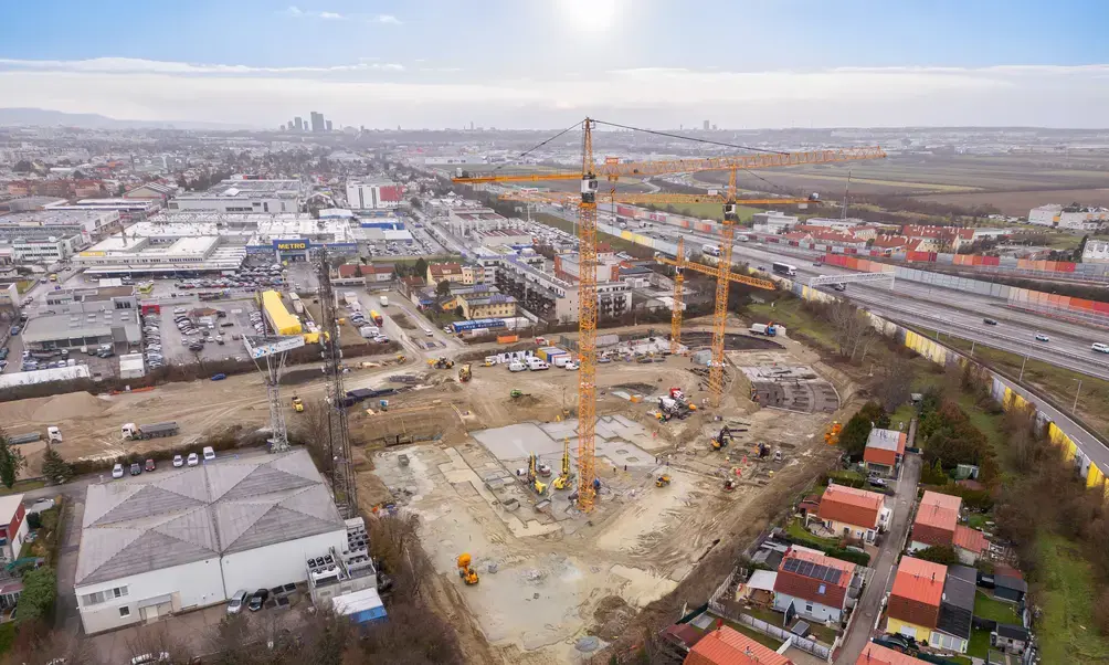Keller Grundbau Arbeiten für ein Hochbauprojekt