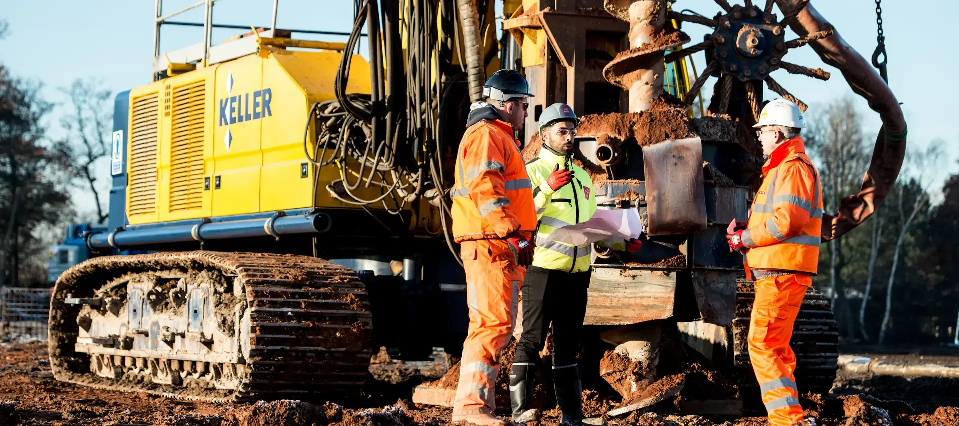 On site with a customer