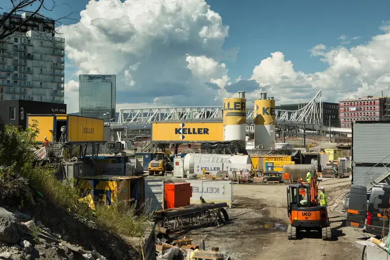 Keller Baustelleneinrichtung in Oslo