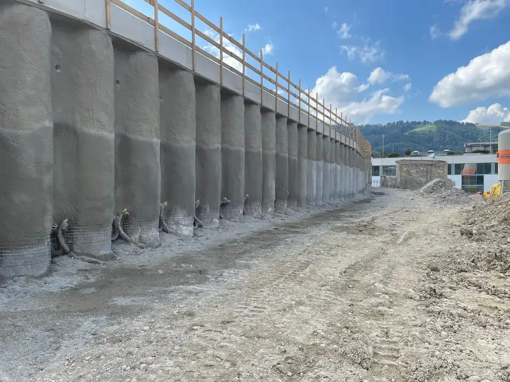 Wuppermann Bohrpfahlwand von Keller Grundbau