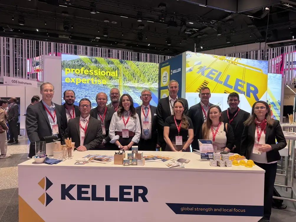 Keller team during the ICSMGE 2026 in Vienna