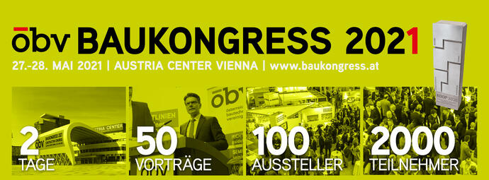 Keller erwartet Sie beim renommierten Baukongress im Mai 2021 in Wien