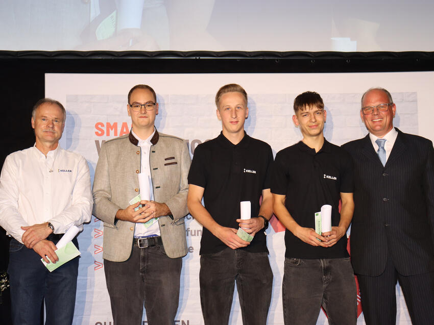 Unser Keller Grundbau Team bei der Lehrlingsgala 2025