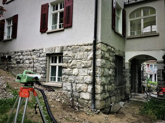 Stabilisierungsarbeiten mittels Minifrac in Feldkirch