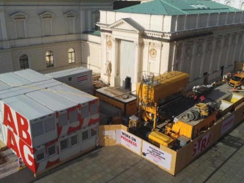 Keller Grundbau unterstuetzt beim Bau der Kinderoper im Kuenstlerhaus in Wien