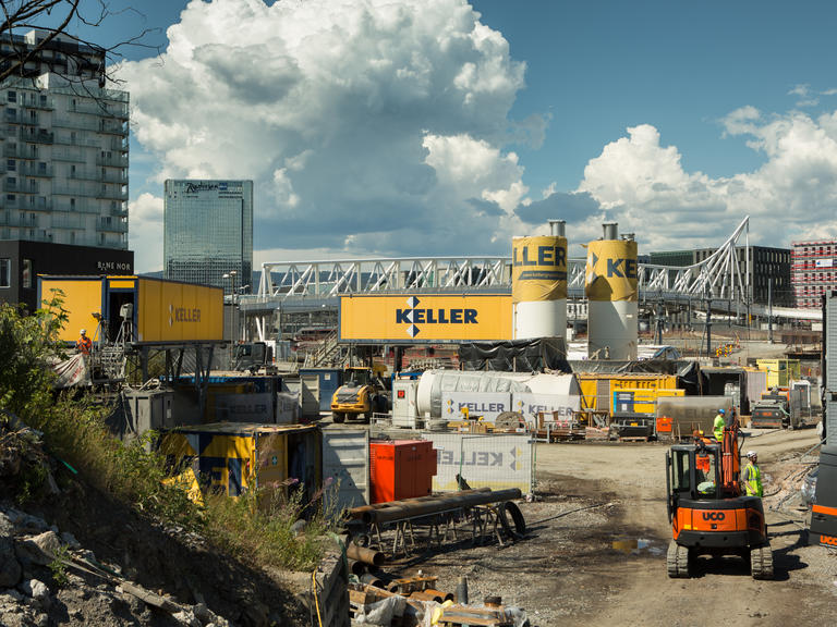 Keller Baustelleneinrichtung in Oslo